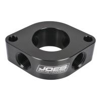 JOES Racing Products - JOES Water Neck Spacer - 1-1/8 in Thick - Four 1/2 in NPT Female Ports - Black - Chevy V8