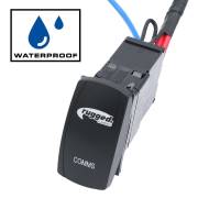 Rugged Radios - Rugged All In One Power Switch for Waterproof Radio & Intercom - "Comms" Rocker Switch