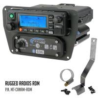 Rugged Radios - Rugged Can-Am Commander / Maverick Mount with Support Brace - M1/RM45/RM60/GMR45 Radio