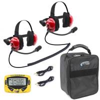 Rugged Radios - Rugged H80 Track Talk Linkable Headset With Nitro Bee UHF Race Receiver