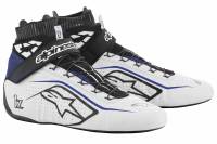 Alpinestars - Alpinestars Tech-1 Z v2 Shoe - White/Black/Electric Blue - Size 10