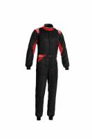 Sparco - Sparco Sprint Suit - Black/Red - Size: Euro 56 / US: Large