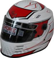 G-Force Racing Gear - G-Force Rookie Graphic Helmet - Red Graphic