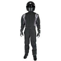 K1 RaceGear - K1 RaceGear Precision II YOUTH Fire Suit - Black/Grey - 7X-Small