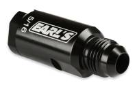 Earl's - Earl's Fuel Line Adapter Fitting - Straight - 5/16" SAE Female Quick Disconnect to 6 AN Male - Aluminum - Black
