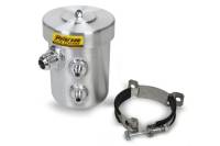 Peterson Fluid Systems - Peterson Breather Tank - Two 6 AN Male/One 12 AN Male Fittings - Aluminum - GM LS-Series