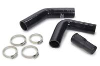 Ti22 Performance - Ti22 Radiator Hose - 1-1/2" ID to 1-3/4" ID - 22" Long - Adapters/Clamps/Coupler Included - Silicone - Black - Sprint Car