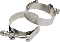 Allstar Performance - Allstar Performance T-Bolt Hose Clamp - 3/4 in Wide - 1-3/4 to 2 in Range - Stainless (Pair)