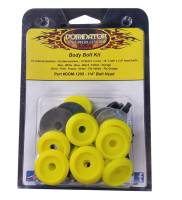 Dominator Racing Products - Dominator Hex Head Countersunk Bolt Kit - Fluorescent Yellow (Set of 10)