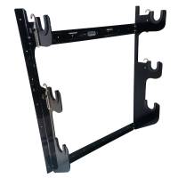 Hepfner Racing Products - HRP Wall Mount Axle Rack - 2 Front Axles and 1 Rear Axle Capacity - Black