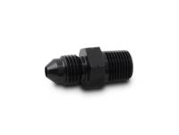 Vibrant Performance - Vibrant Performance Straight 6 AN Male to 1/8-28 in BSPT Male Adapter - Black