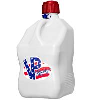 VP Racing Fuels - VP Racing Utility Jug - 5.5 Gallon - Square - White/Red