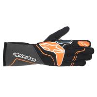 Alpinestars - Alpinestars Tech-1 ZX v3 Glove - Black/Orange Fluo - 2X-Large