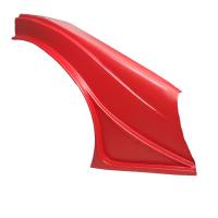 Dominator Racing Products - Dominator Asphalt Super Late Model Flare - Right Side - Red