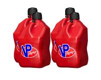 VP Racing Fuels - VP Racing Motorsports Container - Square - 5.5 Gallon - Red (Case of 4)