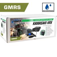 Rugged Radios - Rugged Waterproof GMRS Radio - Kawasaki Teryx KRX 1000 Complete UTV Communication Intercom Kit - Alpha Audio Helmet Kits