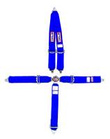 RJS Racing Equipment - RJS 5-Point Quick Release Camlock Restraint System - 3" Anti-Sub - Blue