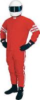 RJS Racing Equipment - RJS Proban Driving Suit Pants (Only) - 1 Layer - Red - 2X-Large