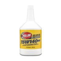 Red Line Synthetic Oil - Red Line 75W140 GL-5 Gear Oil - 1 Quart