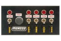 Moroso Performance Products - Moroso Switch Panel w/ Starter Button - 4" x 7.75"