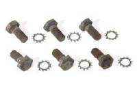 Moroso Performance Products - Moroso Flex Plate Bolts - SB, BB and 90 Chevy V6 Engines - 7/16"-20 x 3/4" - Each Package Has 6 Bolts and Washers