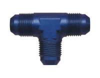 Earls 700109 Super Stock Blue and Red Anodized Aluminum 8AN Straight Push-on Hose End 