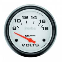 Auto Meter - Auto Meter Phantom Voltmeter - 2-5/8" - 8-18 Volts