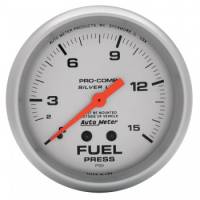 Auto Meter - Auto Meter Liquid-Filled Fuel Pressure Gauges - 2-5/8" - 0-15 PSI