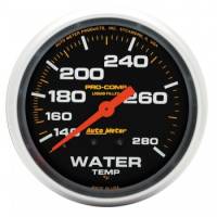 Auto Meter - Auto Meter Pro-Comp Liquid Filled Water Temperature Gauge - 2-5/8" - 140-280