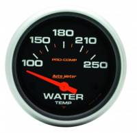 Auto Meter - Auto Meter Pro-Comp Electric Water Temperature Gauge - 2-5/8" - 100-250