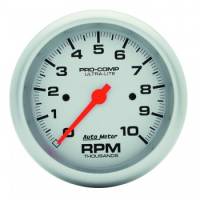 Auto Meter - Auto Meter 10,000 RPM Ultra-Lite 3-3/8" In-Dash Tachometer