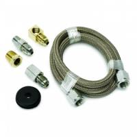 Auto Meter - Auto Meter Braided Stainless Steel Line Kit - 3 Ft. #4 - 3/16" I.D. Fittings