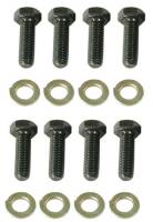 Wilwood Engineering - Wilwood Rotor Bolt Kit - Hex Head - Short Profile - Lock Wired Drilled - Star Washers - (8 Pack)