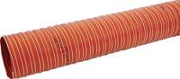 Allstar Performance - Allstar Performance 4" Double Ply Silicon Coated Woven Fiberglass Brake Duct Hose - 500 Degree Rated - 10 Ft.