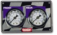 QuickCar Racing Products - QuickCar Mini Brake Bias Horizontal Gauge Panel  Light Weight 1-1/2"