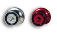 QuickCar Racing Products - QuickCar Carb.Nut - Tall 5/16" w/ O-Ring - Red