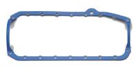 Fel-Pro Performance Gaskets - Fel-Pro Rubber, Steel Core Oil Pan Gasket - 1-Piece - Chevy 1975-79 SB - Thick Seal - 9/ 64" Thick