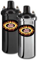 PerTronix Performance Products - PerTronix Flame-Thrower Ignition Coil - Chrome - Canister - Round - Oil Filled - 40,000 Volts