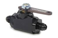 MPD Racing - MPD Fuel Shutoff Valve - In-Line - 6 AN Male Inlet - 6 AN Male Outlet - Black