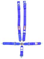 RJS Racing Equipment - RJS 5-Point Quick Release Camlock Harness System - Blue - Wrap Around - 3" Anti-Sub