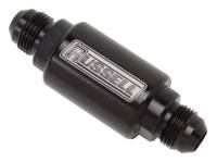 Russell Performance Products - Russell Competition Fuel Filter - 3-1/4", -06 AN - Black