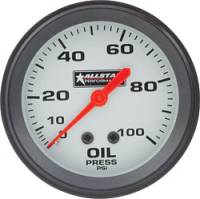 Allstar Performance - Allstar Performance Oil Pressure Gauge - 2-5/8" Diameter - 0-100 PSI