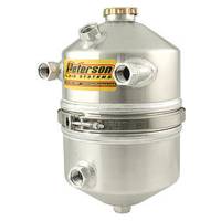 Peterson Fluid Systems - Peterson 3 Gallon Dual Scavenge Inlet Dry Sump Oil Tank