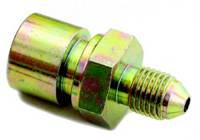 A-1 Performance Plumbing - A-1 Performance Plumbing -04 AN to 3/8"-24 Female Inverted Flare Steel Adapter
