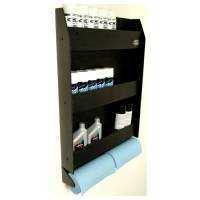 Clear 1 Racing - Clear One Door, Wall Cabinet w/ 2 Roll Paper Towel Holder