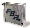 FSR Racing Products - FSR Triple Pass Aluminum Radiator - Chevy - 22" x 19"