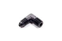 Fragola Performance Systems - Fragola Aluminum AN to NPT 90 Adapter - Black -03 AN to 1/8" NPT