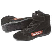 RaceQuip - RaceQuip Mid-Top Racing Shoes - Black - Size 8