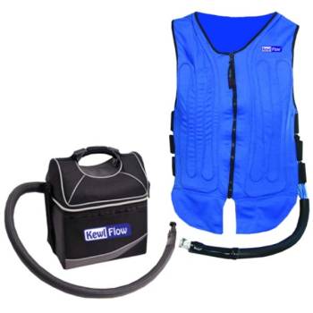 TechNiche International - TechNiche International KEWLFLOW„¢ Circulatory Cooling Vest w/ Static Cooler, Includes 12V Adapter - Blue