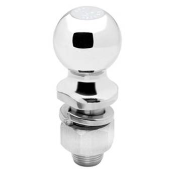 Draw-Tite - Draw-Tite Hitch Ball - 2" x 1" x 2-1/8" - 6,000 GTW - Weight Carrying: 600, 6000 lbs.(TW/GTW) - Chrome Finish